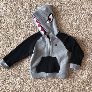 Hurley shark hoodie jacket